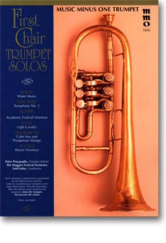 Music minus one trumpet first chair trumpet solos with orchestra accompanimet, book+CD