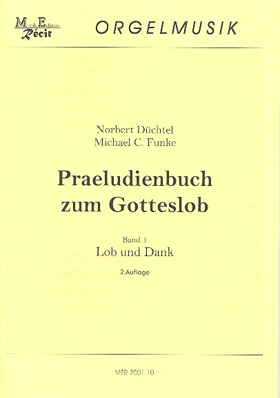 Prludienbuch zum Gotteslob Band 1 fr Orgel