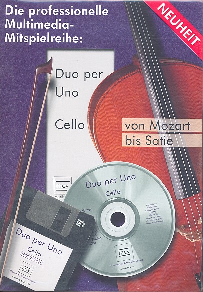 Duo per uno (+Cd, + Diskette) fr Violoncello Von Mozart bis Satie