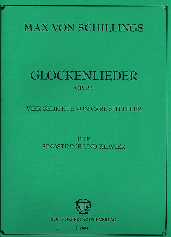 Glockenlieder op.22 fr Gesang und Klavier