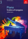 Scales, Arpeggios and Broken Chords Grade 3 for piano