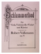 Schlummerlied op.76 fr Viola, Violoncello (Viola) und Klavier Partitur und Stimmen