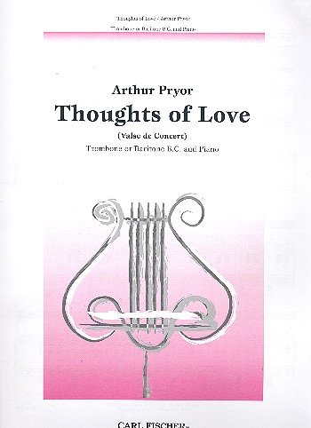 Thoughts of love valse de concert for trombone or baritone b.c. and piano