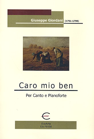 Caro mio ben per canto e pianoforte