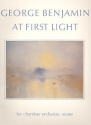 At first light for chamber orchestra score