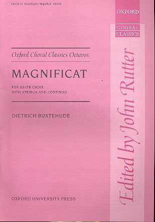 Magnificat for mixed chorus (SSATB), strings and Bc chorus-score