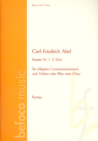 Sonate C-Dur Nr.1 fr Oboe (Violine/Flte) und Bc