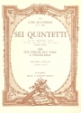 6 Streichquintette op.27 (2.Version 1779) Studienpartitur