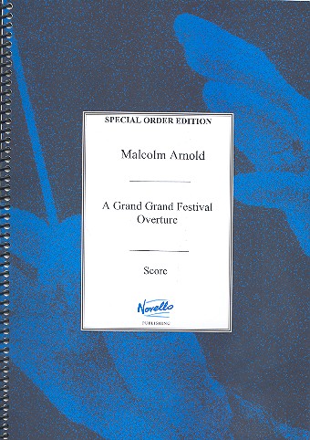 A grand festival overture for orchestra study score special order edition