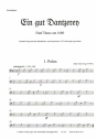 Ein gut Dantzerey für Zupforchester (Blockflöte und Percussionsinstrumente ad lib) Kontrabass