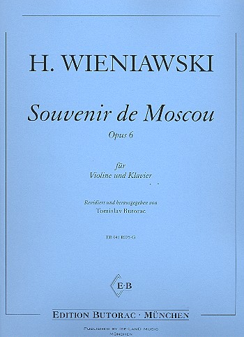 Souvenir de Moscou op.6 fr Violine und Klavier