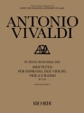 In furore iustissimae irae Motette RV626 fr Sopran, 2 Violinen, Viola und bc, Partitur
