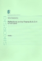 Reflections on the Theme B-A-C-H fr Streichquartett Partitur