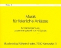 Musik fr feierliche Anlsse fr Blasorchester Posaune 3 in C