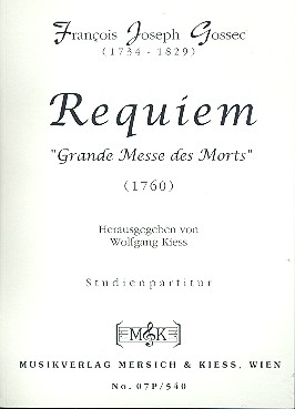 Requiem fr gem Chor und Orchester Studienpartitur
