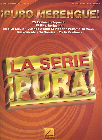 Puro merengue: 25 hits für piano/vocal/ guitar