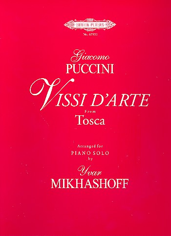 Vissi d'arte  for piano