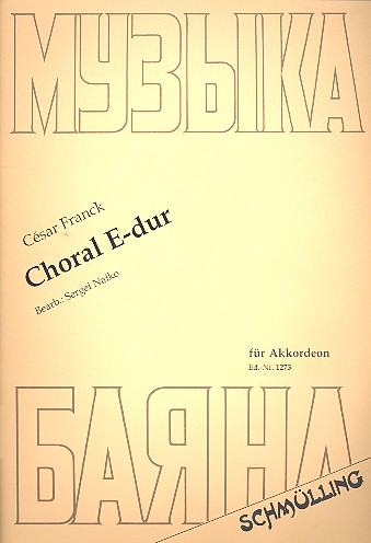 Choral E-Dur fr Akkordeon