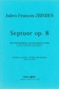 Septett op.8 fr Flte, Klarinette, Horn und Streich- quartett, Partitur und Stimmen (1948)