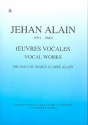 Oeuvres vocales pour chant et orgue (bc)