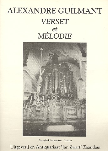 Verset et Mlodie pour orgue