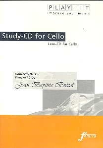 Konzert D-Dur Nr.2 Lern-CD für Violoncello mit der Klavierbegleitung in 3 Tempi