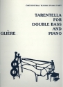 Tarentella op.9,2 for double bass and piano orchestral tuning piano part
