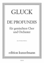 De Profundis fr gem Chor und Orchester Klavierauszug