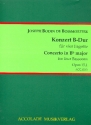 Konzert B-Dur op.15,1 fr 5 Flten fr 4 Fagotte Partitur und Stimmen