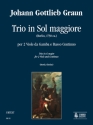 Trio sol maggiore per 2 viole da gamba e bc Berlin ca. 1750