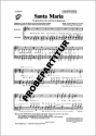 Santa Lucia f�r gem Chor mit Klavier-Begleitung Chorpartitur