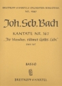 Ihr Menschen rhmet Gottes Liebe Kantate Nr.167 BWV167 Violoncello / Kontrabass