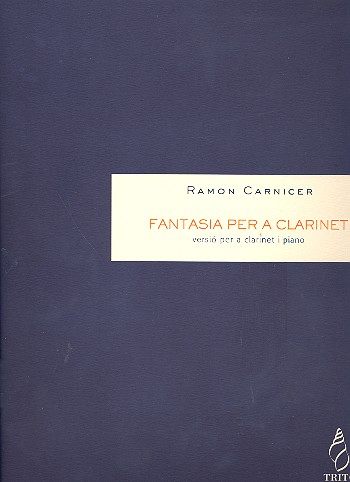 Fantasia for clarinet in b flat and piano Dolcet, J., ed