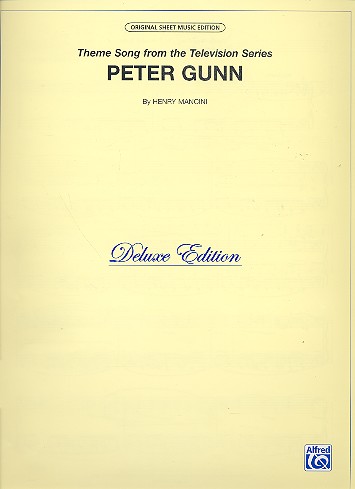 Peter Gunn: theme song from the tv series for piano/voice/ guitar