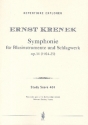 Sinfonie op.34 fr Blasinstrumente und Schlagwerk Studienpartitur