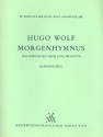 Morgenhymnus fr gem Chor und Orchester Klavierauszug