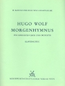 Morgenhymnus fr gem Chor und Orchester Klavierauszug