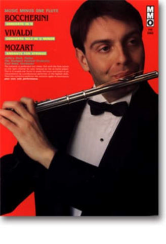 Music minus one flute Boccherini, Vivaldi and Mozart for flute, book+CD