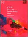 Specimen Sight-Reading Tests 2012 Grades 1-5 for viola