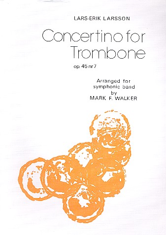 Concertino op.45,7 for trombone and wind orchestra set of parts