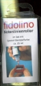 Fidolino Notenlinien-Rollstempel 2x m2 Set (Stempel + 25ml Farbe schwarz)