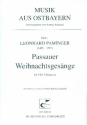 Passauer Weihnachtsgesnge fr 4-6 Stimmen oder Instrumente Partitur