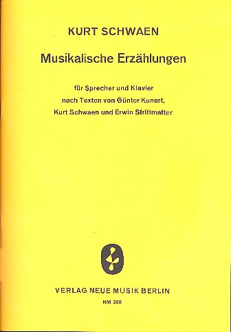 Musikalische Erzhlungen fr Sprecher und Klavier