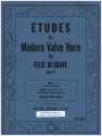 Etudes for modern valve horn op.13