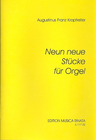 9 neue Stcke fr Orgel