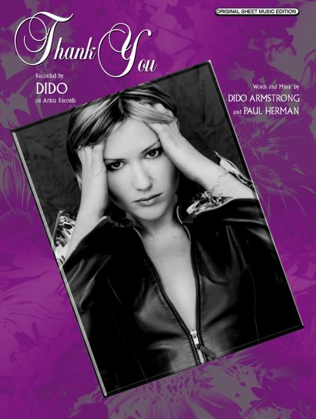 Thank you: Einzelausgabe piano/voice/guitar Dido, Interpretin