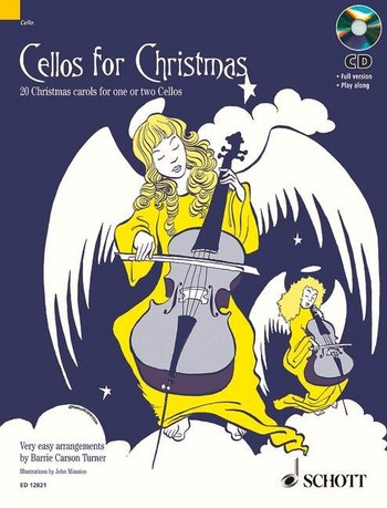 Cellos for Christmas (+CD) 20 Christmas Carols for 1-2 cellos