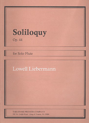 Soliloquy op.44 for flute solo for flute solo
