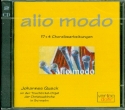 Alio modo 2 CD's 17+4 Choralbearbeitungen fr Orgel