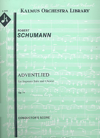 Adventlied op.71 for soprano solo, chorus and orchestra, full score (dt)